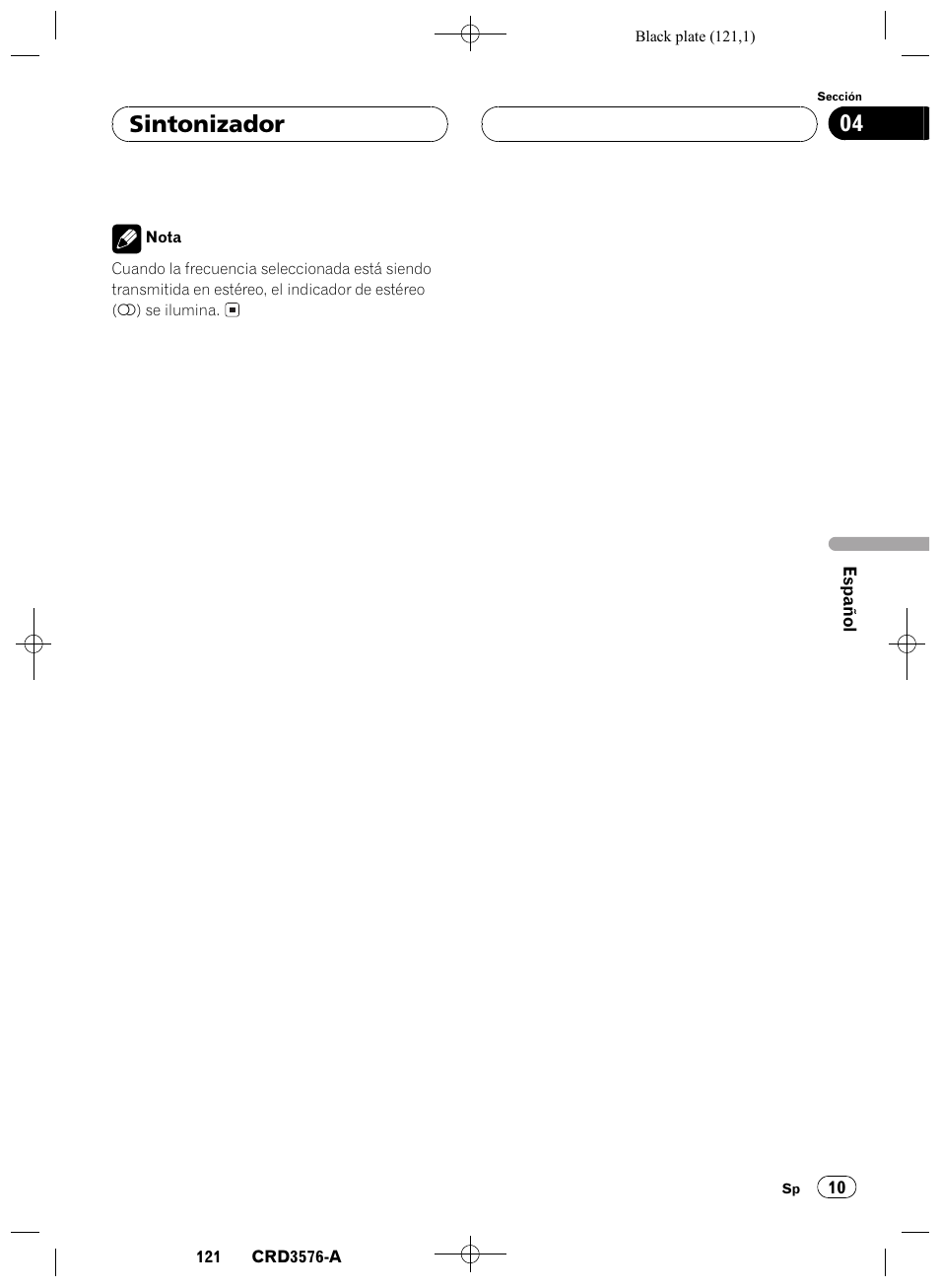 Sintonizador 04 | Pioneer FH-P4100R User Manual | Page 121 / 168