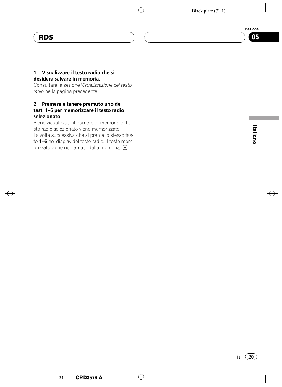 Rds 05 | Pioneer FH-P4100R User Manual | Page 71 / 168