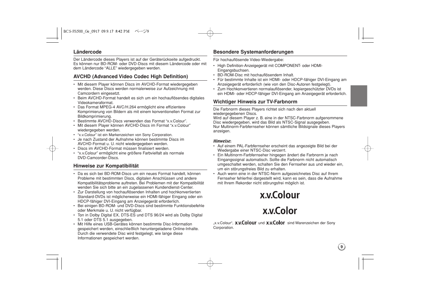 Pioneer BCS-FS500 User Manual | Page 105 / 304