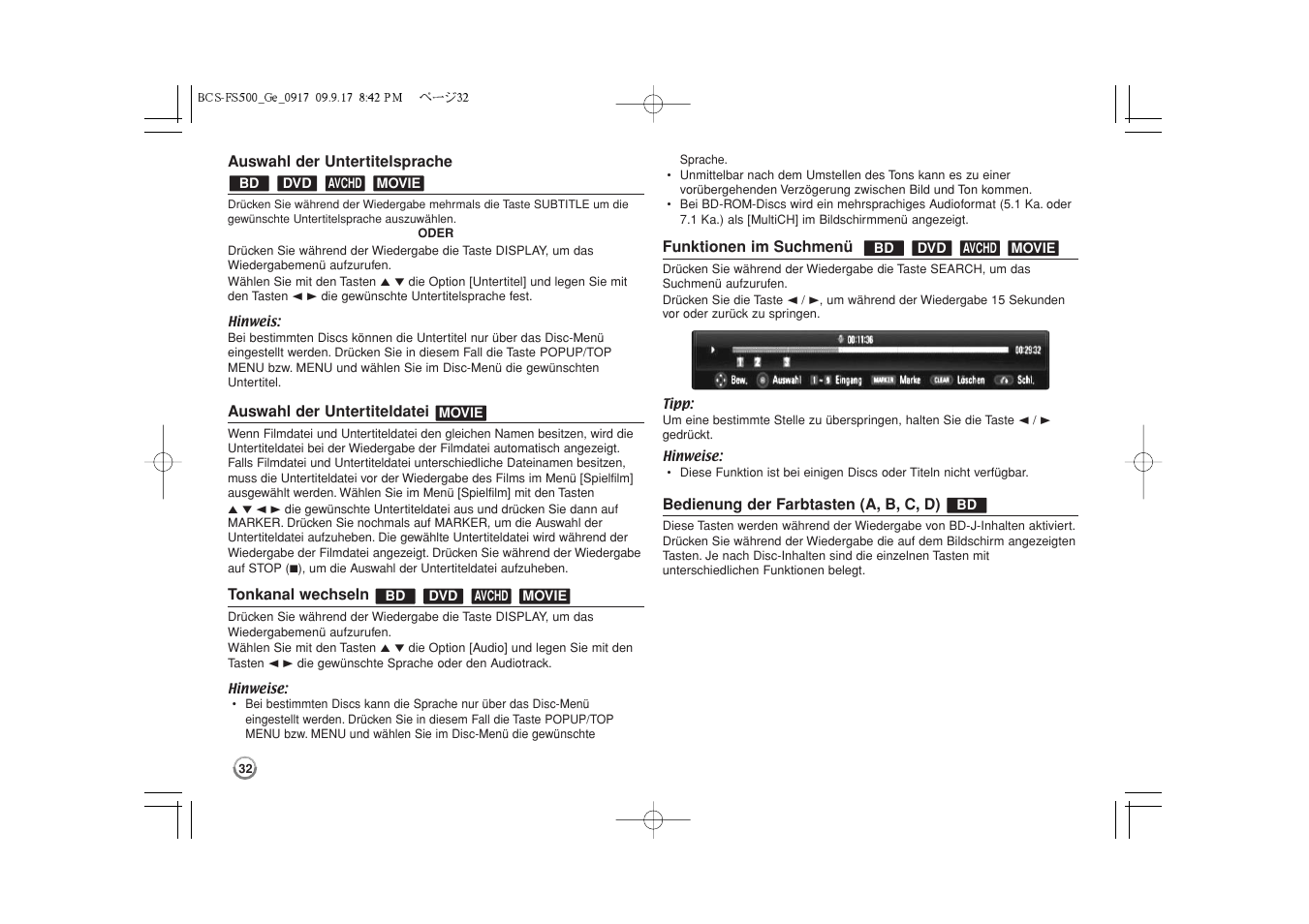 Pioneer BCS-FS500 User Manual | Page 128 / 304