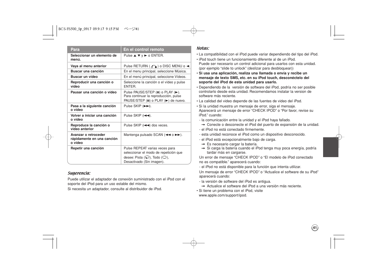 Pioneer BCS-FS500 User Manual | Page 281 / 304