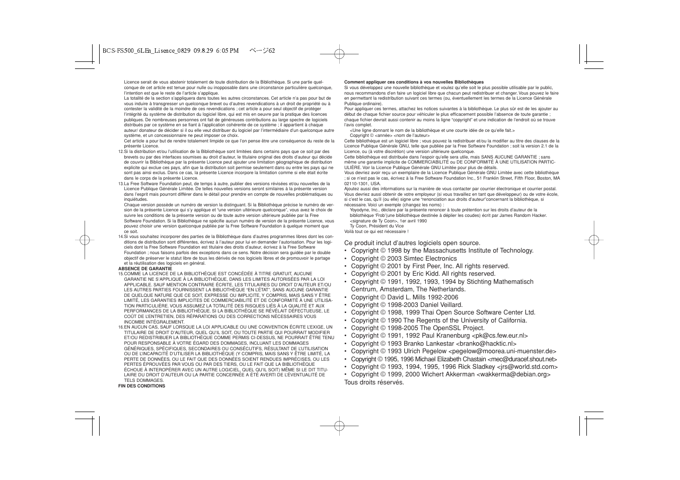 Pioneer BCS-FS500 User Manual | Page 302 / 304