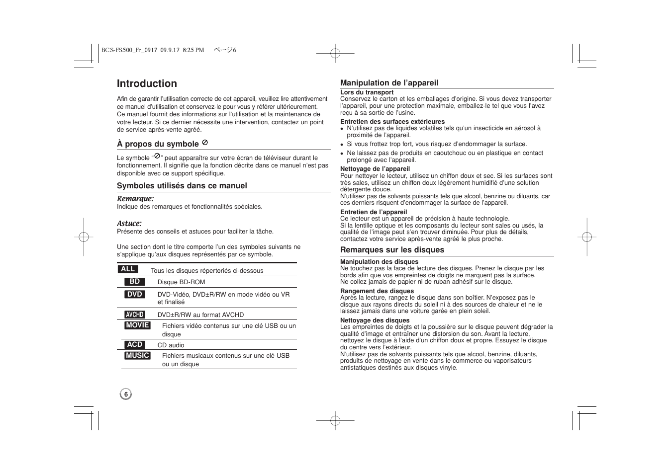Introduction -9, Introduction | Pioneer BCS-FS500 User Manual | Page 54 / 304