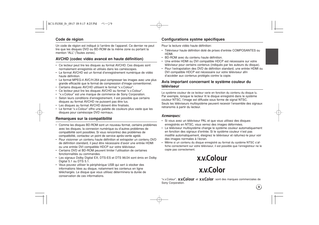 Pioneer BCS-FS500 User Manual | Page 57 / 304
