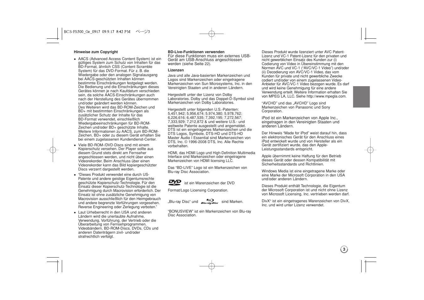 Pioneer BCS-FS500 User Manual | Page 99 / 304