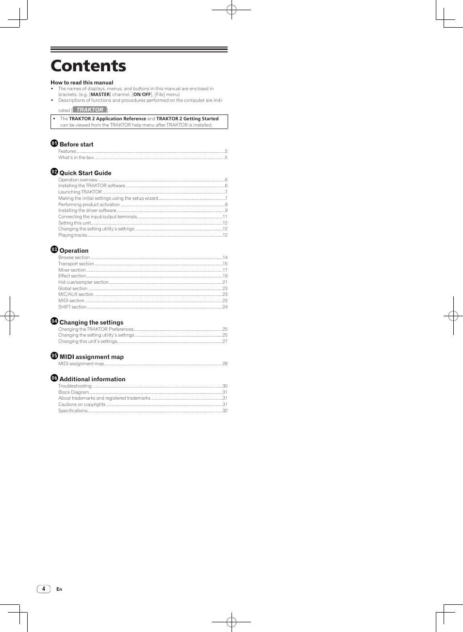 Pioneer DJM-T1 User Manual | Page 4 / 100