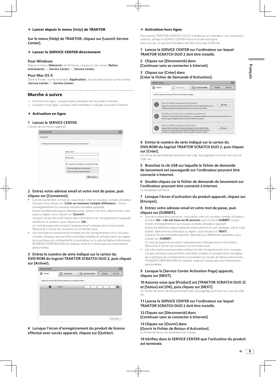 Marche à suivre | Pioneer DJM-T1 User Manual | Page 41 / 100