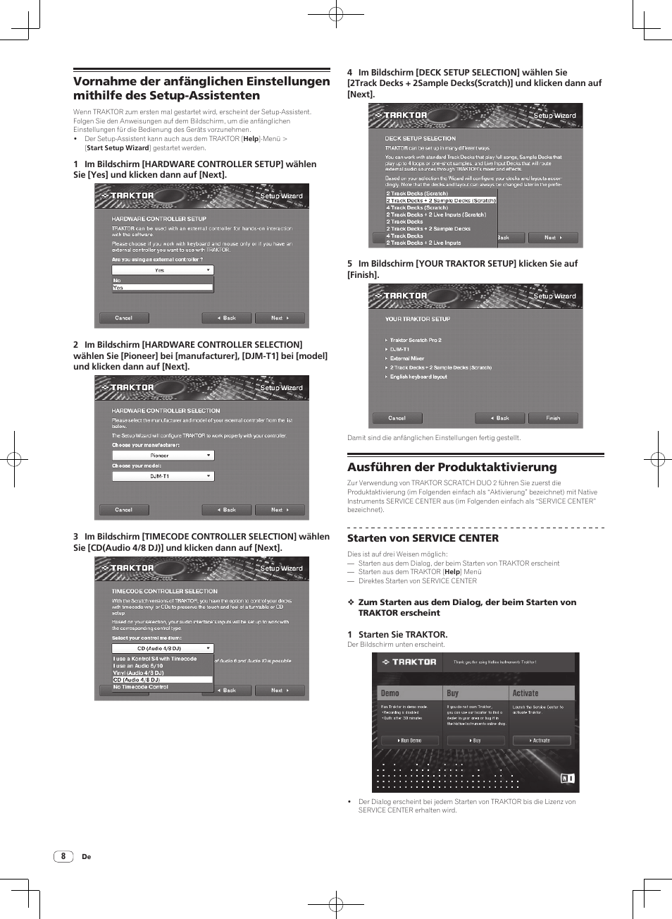 Ausführen der produktaktivierung | Pioneer DJM-T1 User Manual | Page 72 / 100