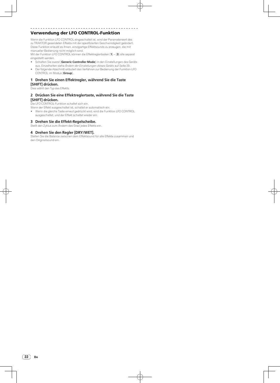 Verwendung der lfo control-funktion | Pioneer DJM-T1 User Manual | Page 86 / 100