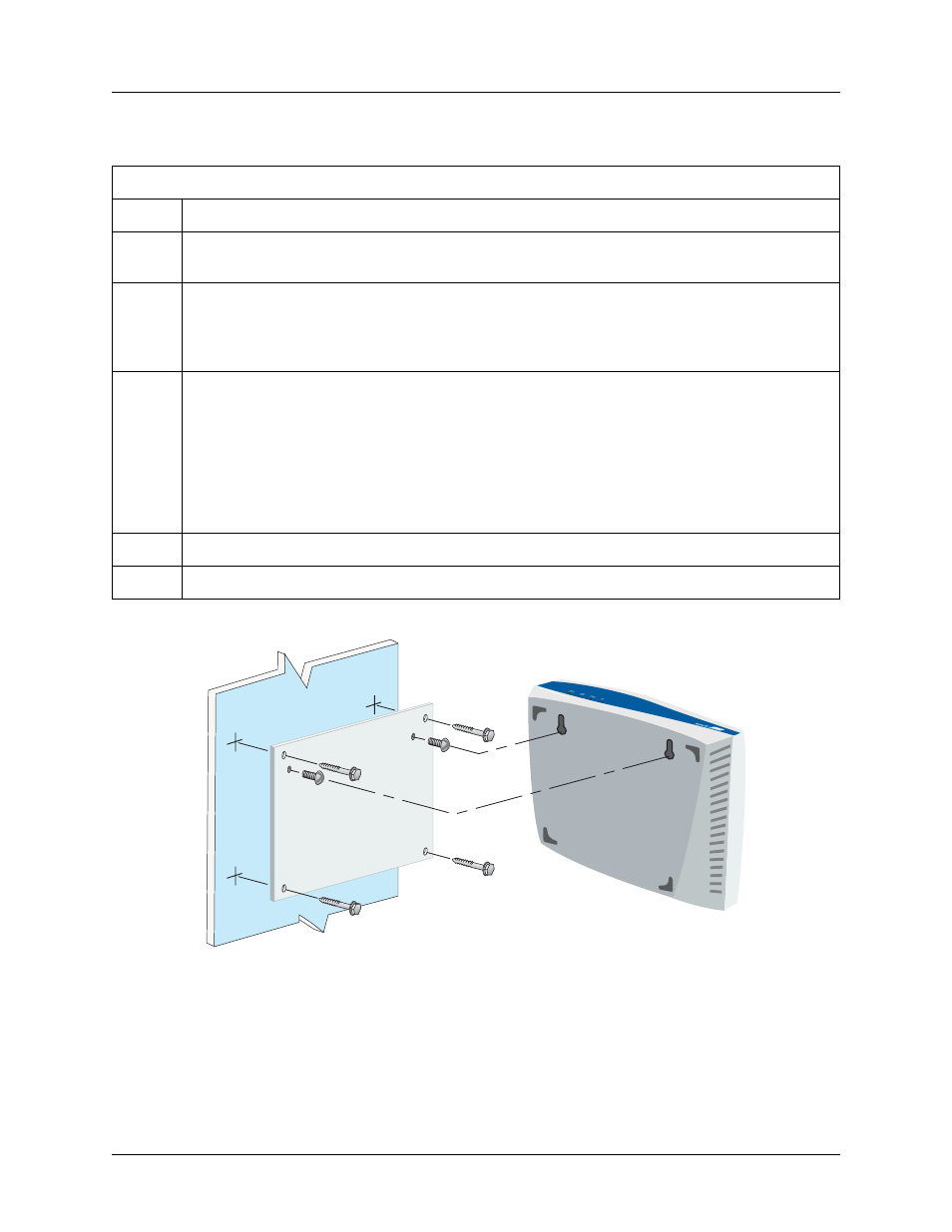 Wall mounting, Figure 5, Wall mounting the netvanta 300 series unit | ADTRAN NetVanta 300 Series User Manual | Page 25 / 32