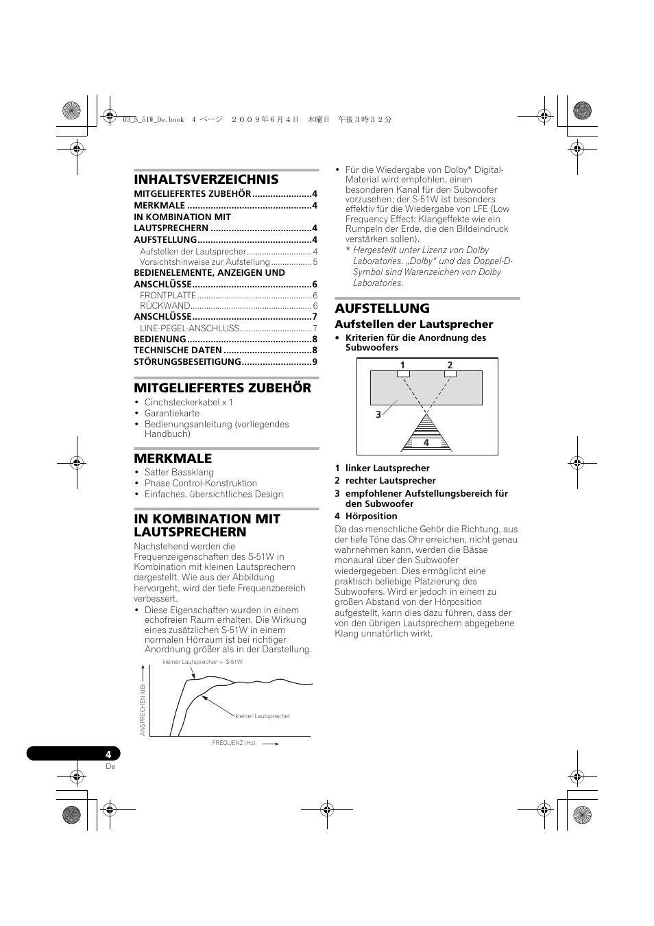Pioneer S-51W User Manual | Page 20 / 98