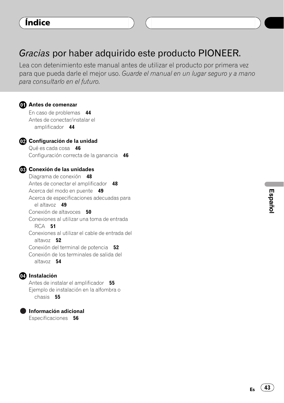 Pioneer GM-D9500F User Manual | Page 43 / 104