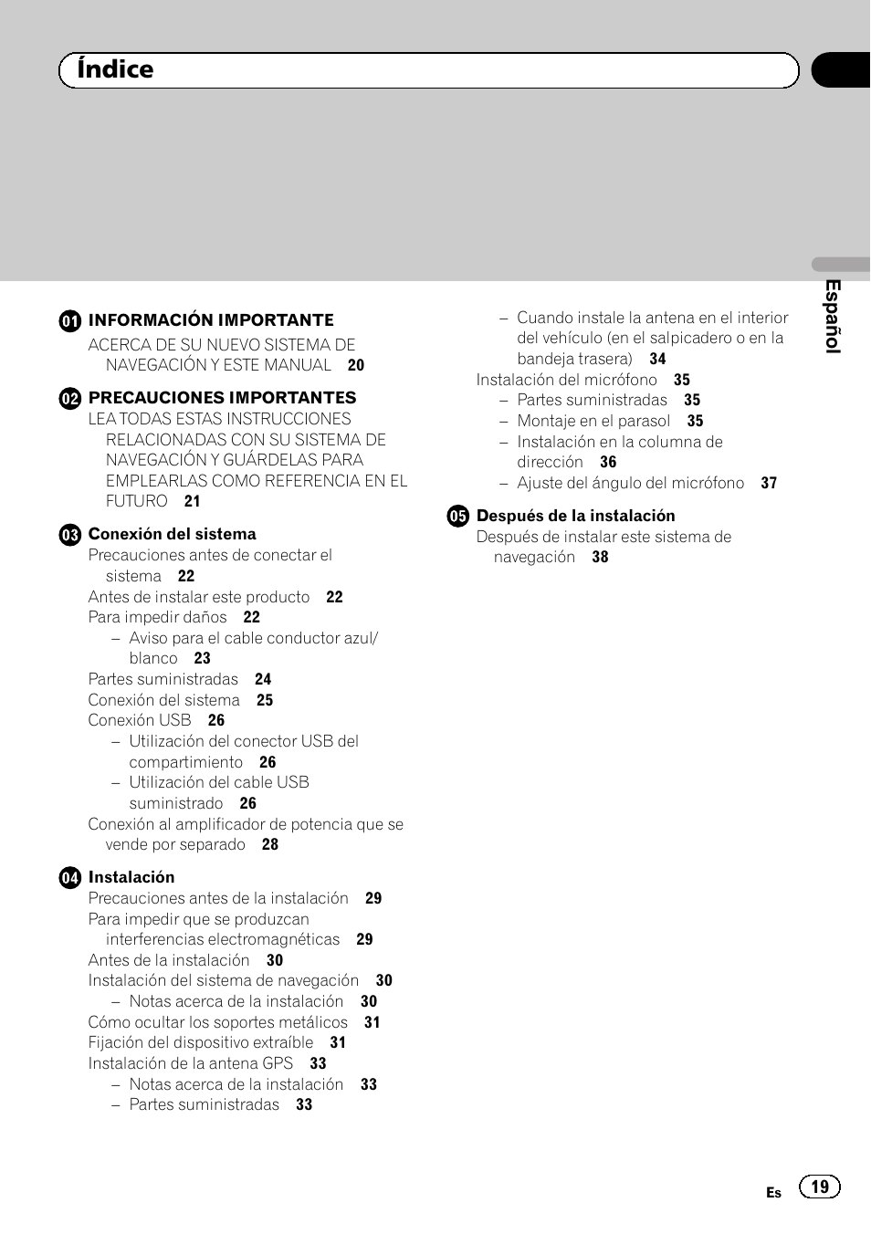 Pioneer AVIC-F3210BT User Manual | Page 19 / 120