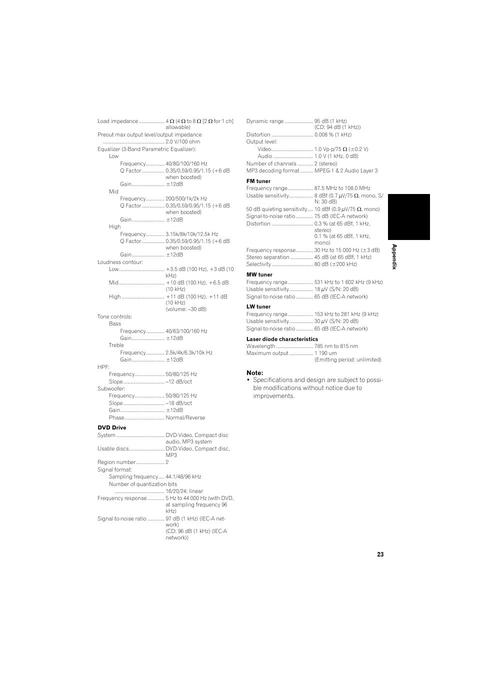 Pioneer AVIC-X1BT User Manual | Page 25 / 26