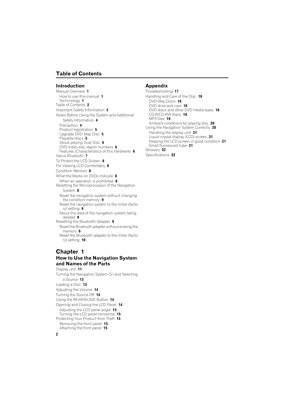 Pioneer AVIC-X1BT User Manual | Page 4 / 26