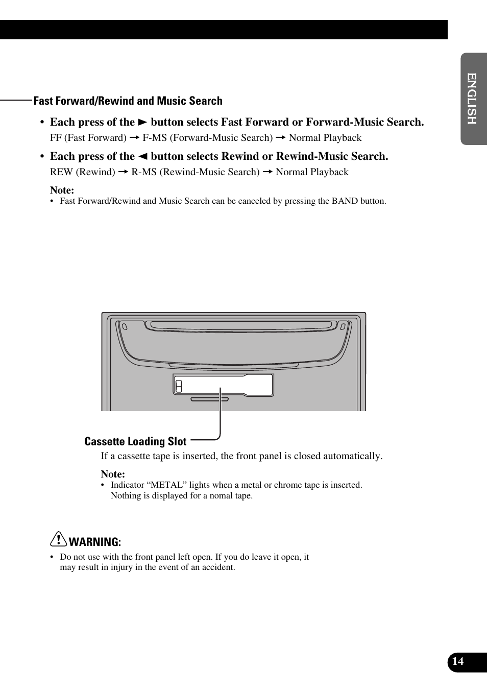 Pioneer FH-P6600R User Manual | Page 15 / 188