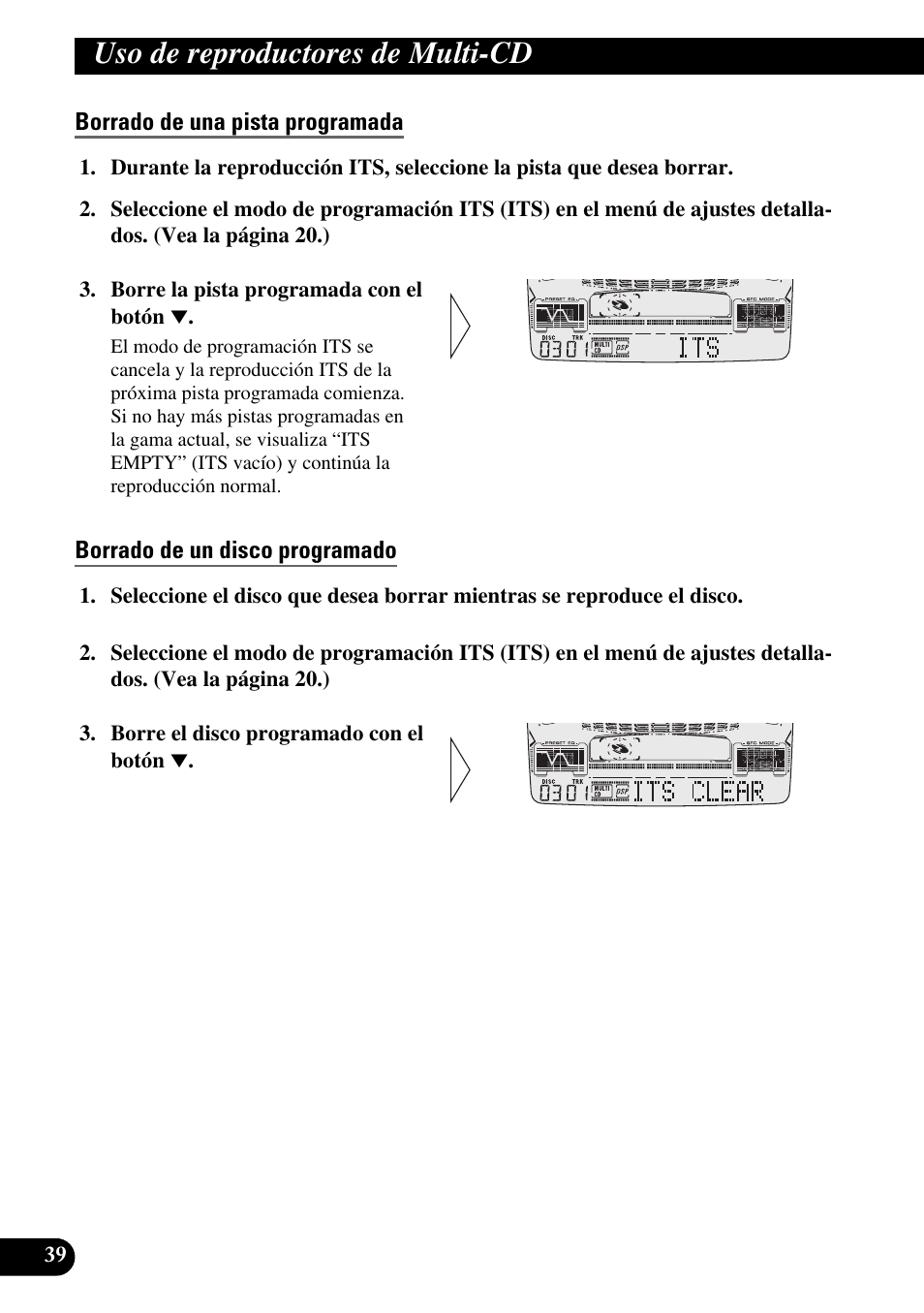 Uso de reproductores de multi-cd | Pioneer FH-P6600R User Manual | Page 164 / 188