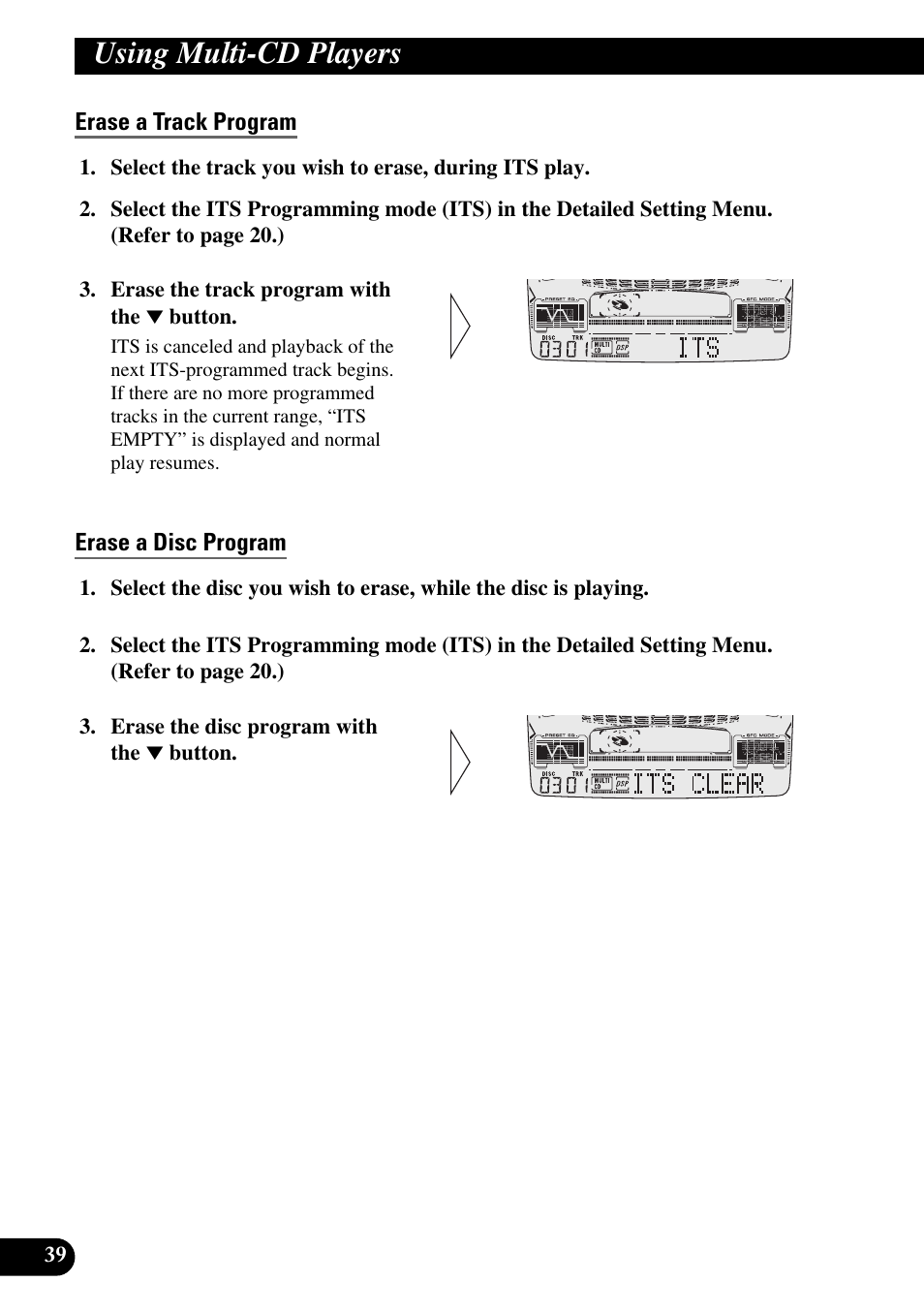 Using multi-cd players | Pioneer FH-P6600R User Manual | Page 40 / 188