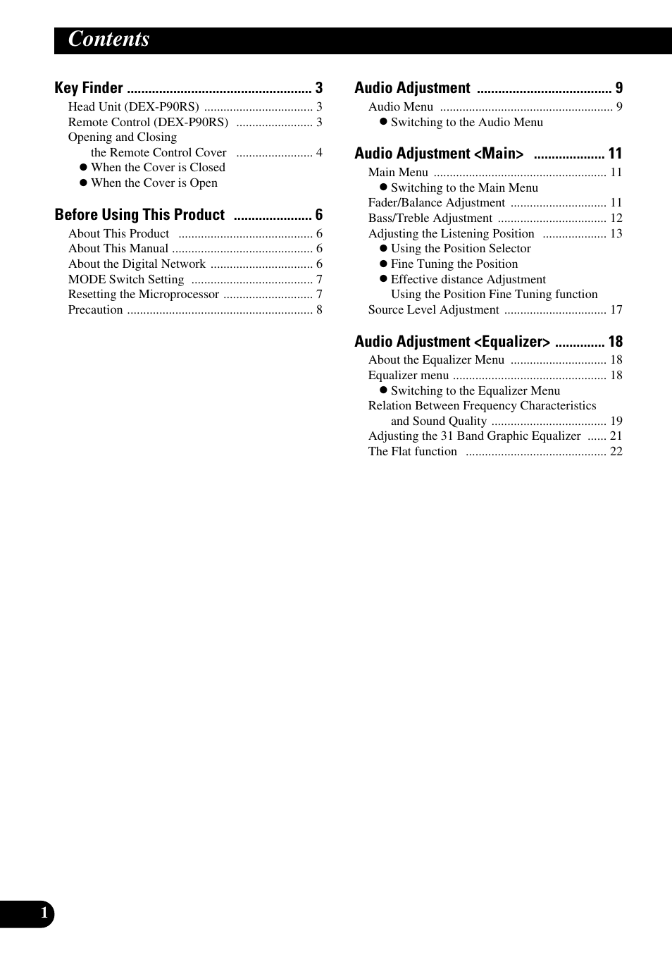 Pioneer DEQ-P90 User Manual | Page 2 / 58