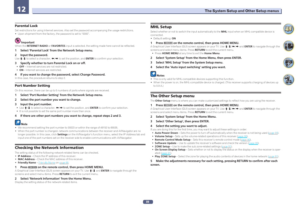 Pioneer SC-1223-S User Manual | Page 89 / 119