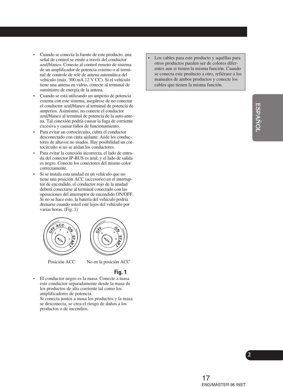 Fig. 1 | Pioneer DEH-P70BT User Manual | Page 17 / 86