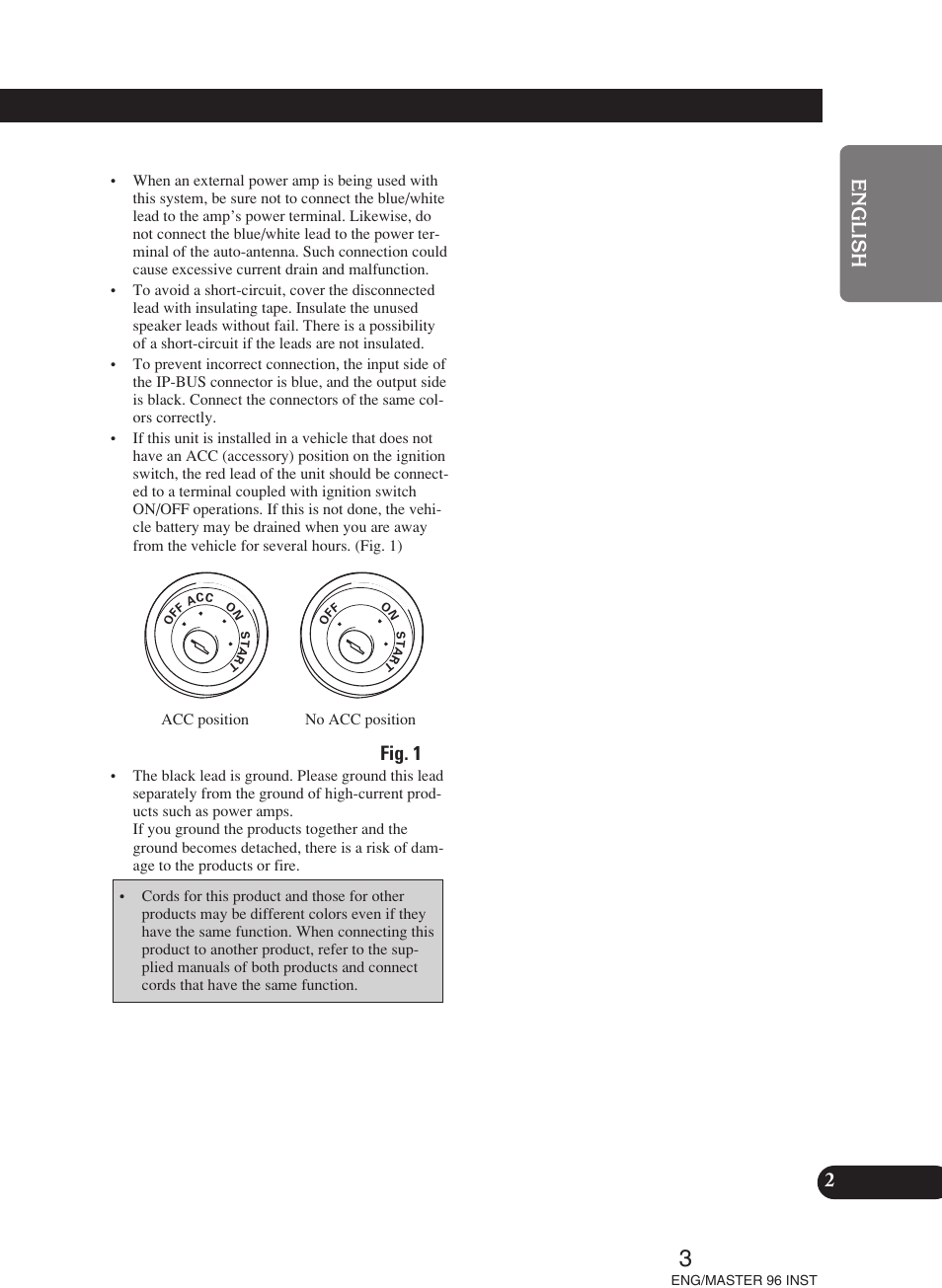 Fig. 1 | Pioneer DEH-P70BT User Manual | Page 3 / 86