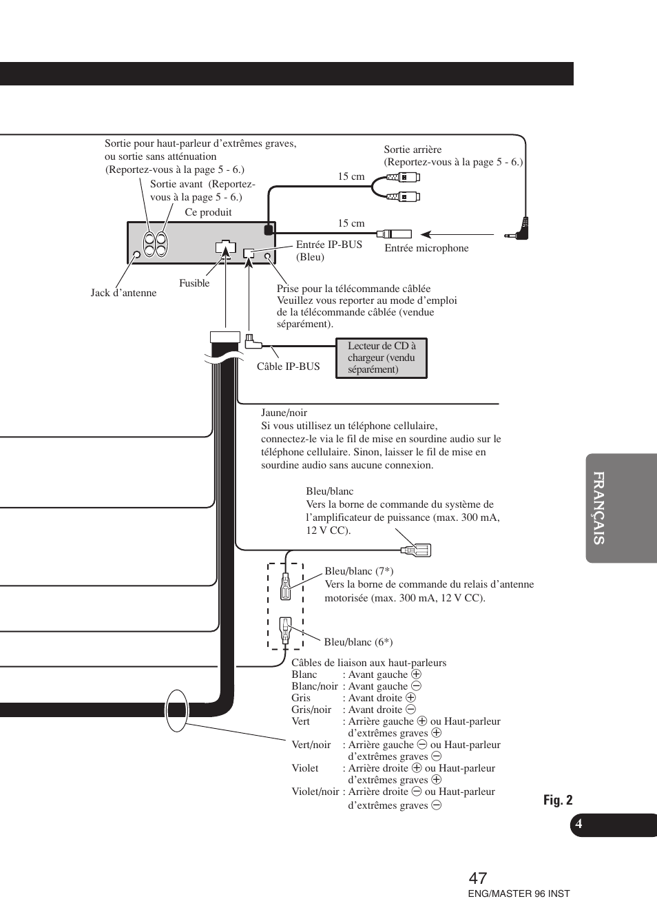 Pioneer DEH-P70BT User Manual | Page 47 / 86