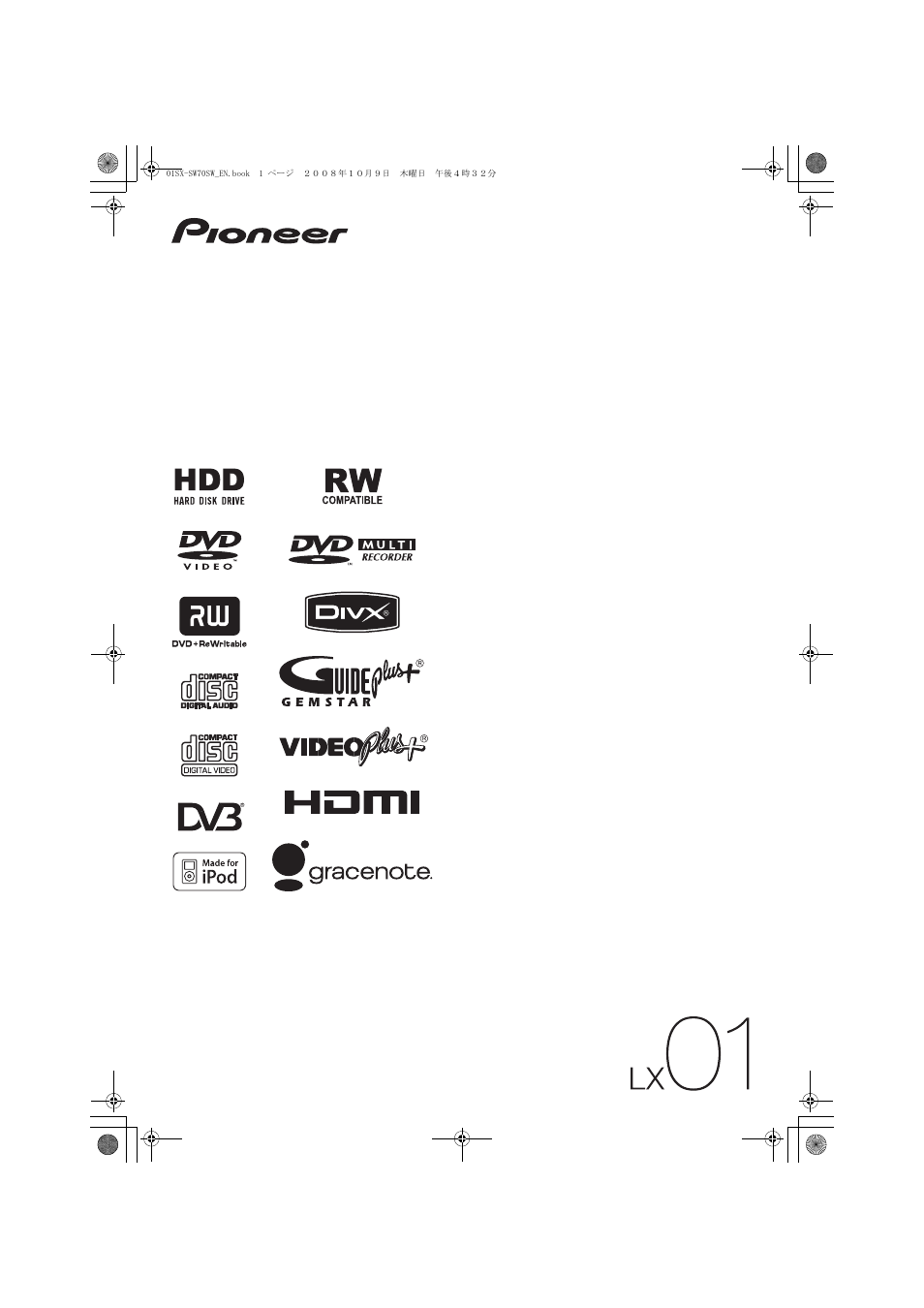 Pioneer LX01 User Manual | 182 pages