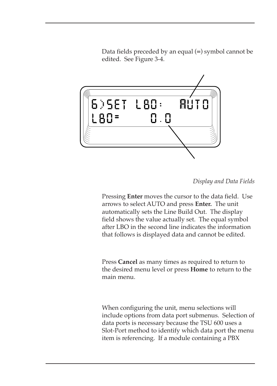 Data port identification | ADTRAN TSU 600 User Manual | Page 57 / 133