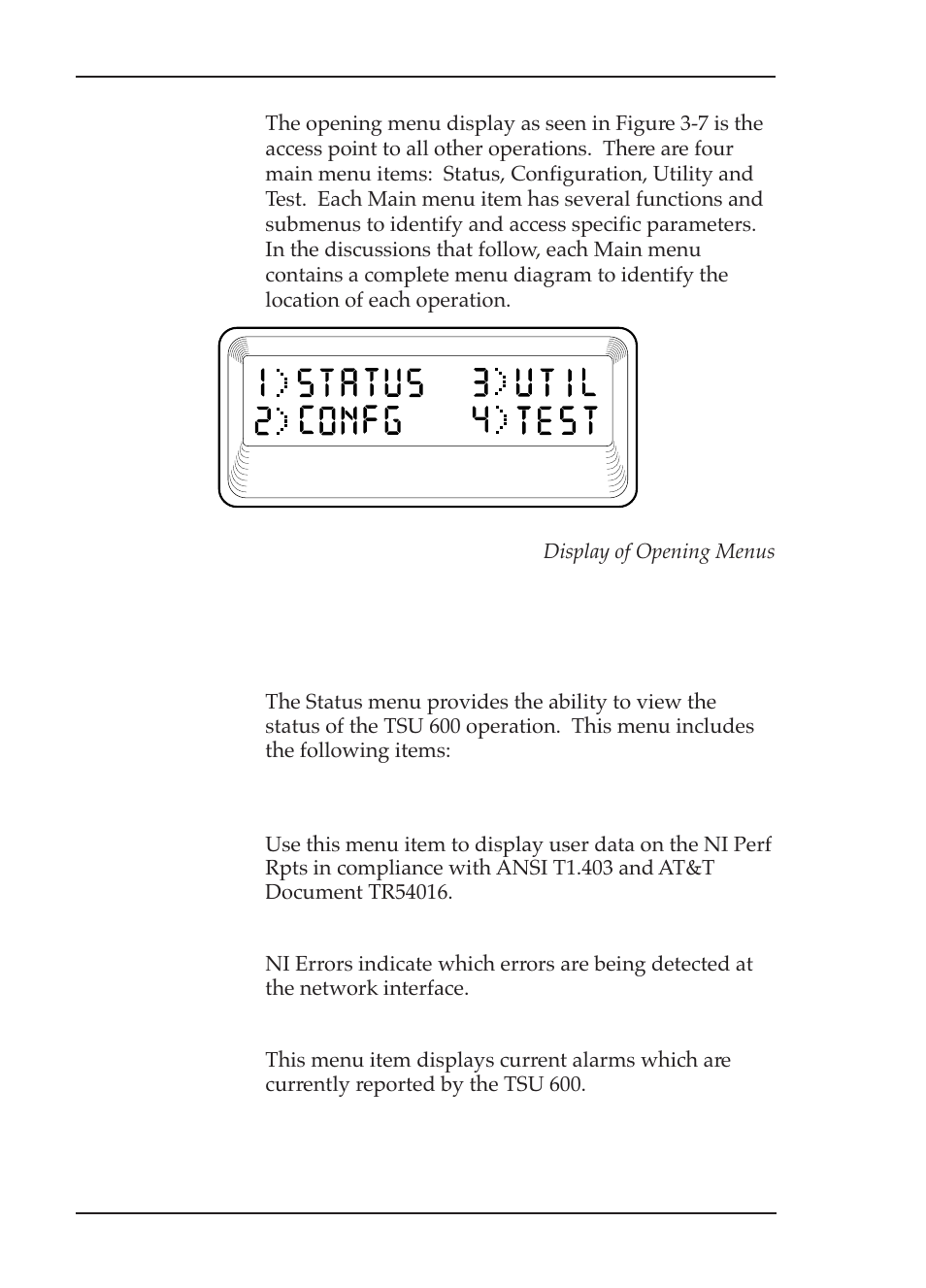 ADTRAN TSU 600 User Manual | Page 60 / 133