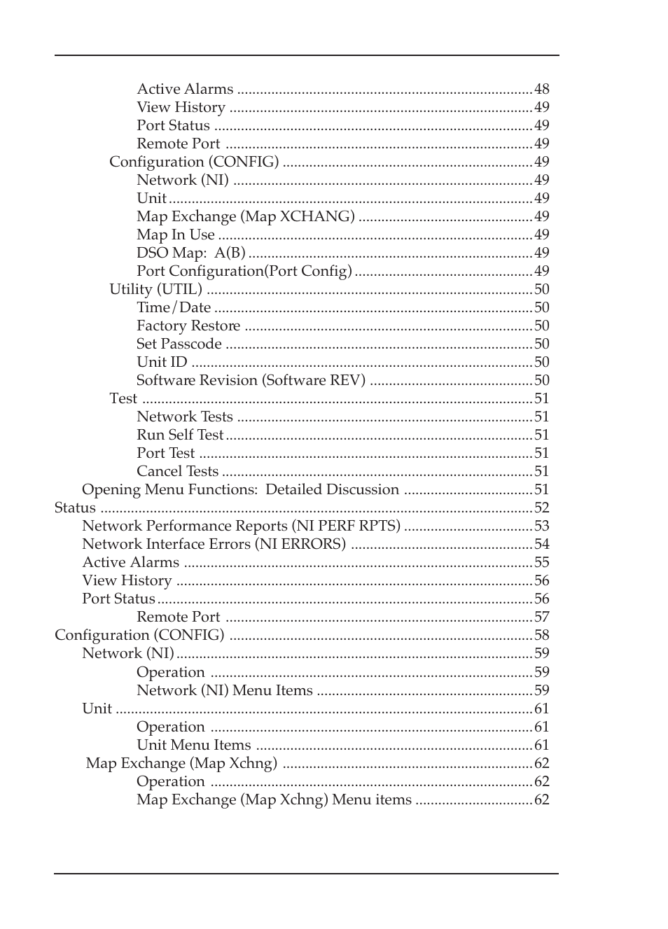 ADTRAN TSU 600 User Manual | Page 8 / 133