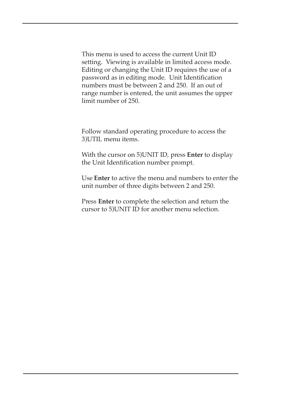 Unit id: id | ADTRAN TSU 600 User Manual | Page 86 / 133