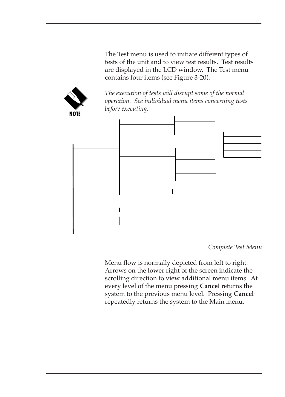 Test, Chapter 3. operation, Figure 3-20 | ADTRAN TSU 600 User Manual | Page 89 / 133