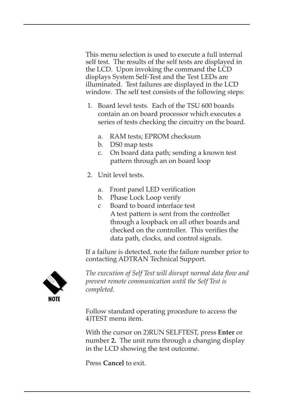 ADTRAN TSU 600 User Manual | Page 94 / 133