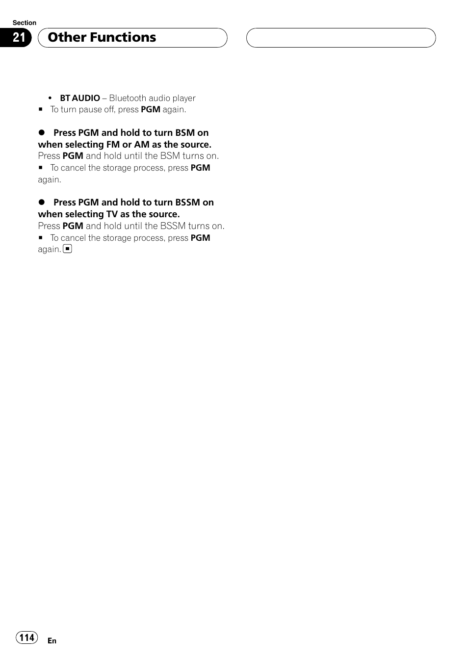 Other functions | Pioneer AVH-P7900DVD User Manual | Page 114 / 137