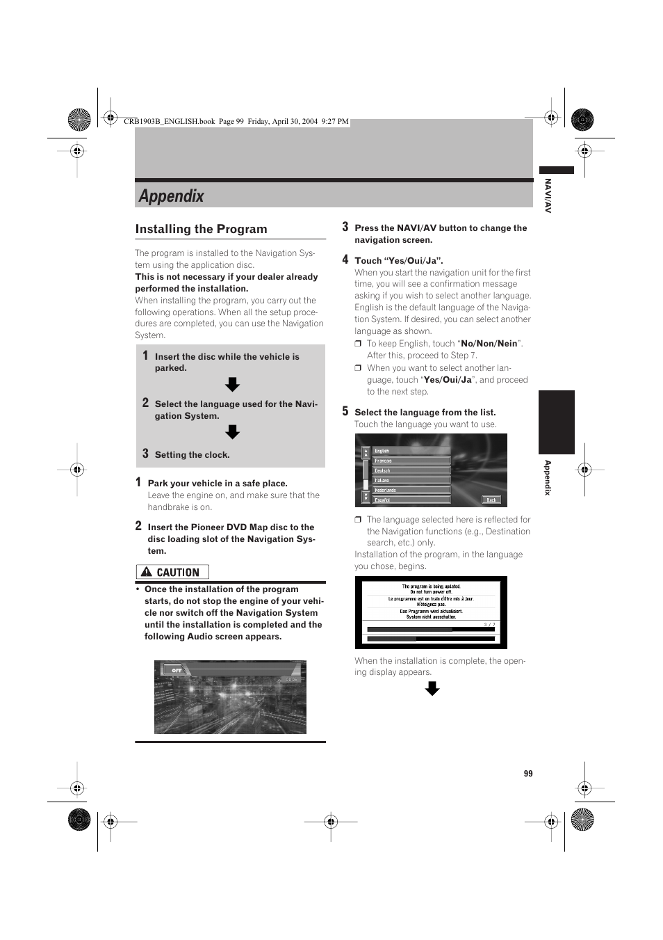 Appendix | Pioneer AVIC-X1 User Manual | Page 101 / 124