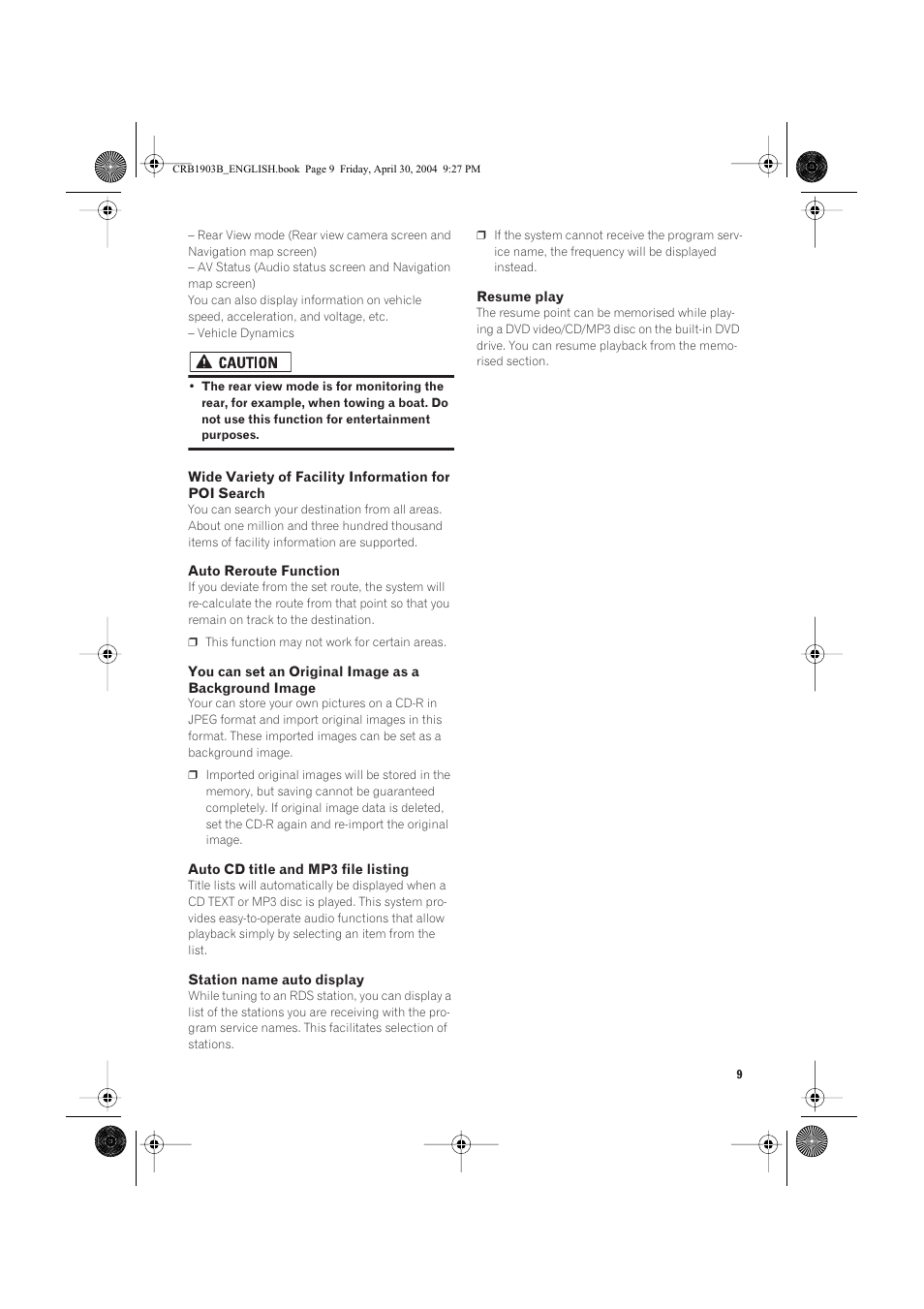 Pioneer AVIC-X1 User Manual | Page 11 / 124