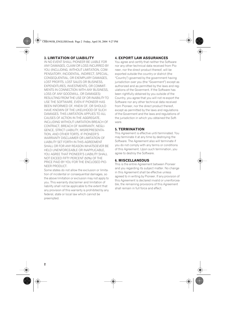 Pioneer AVIC-X1 User Manual | Page 4 / 124