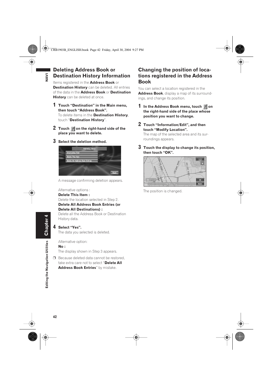 Pioneer AVIC-X1 User Manual | Page 44 / 124