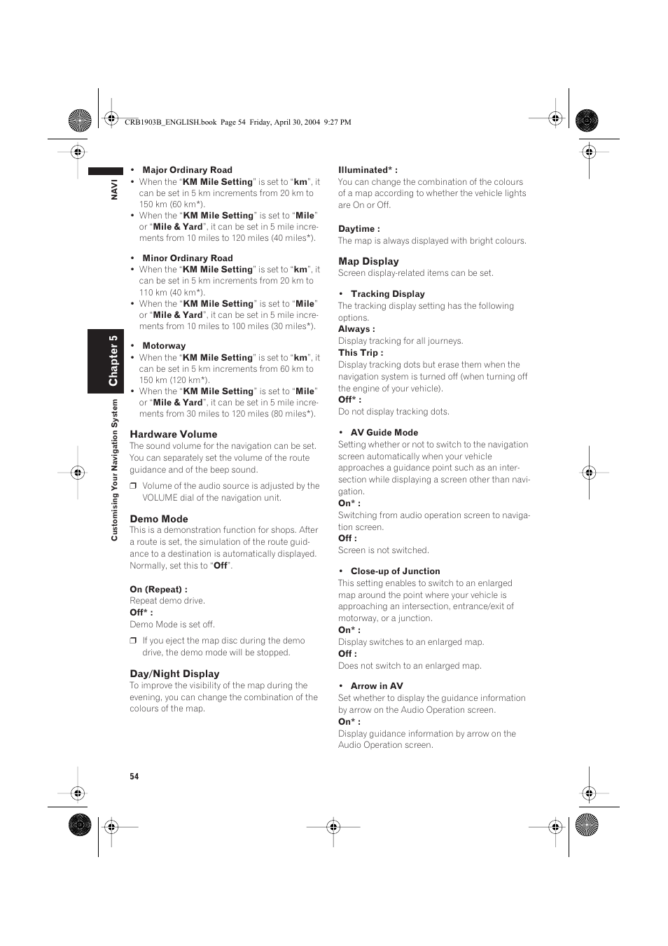 Chapter 5 | Pioneer AVIC-X1 User Manual | Page 56 / 124