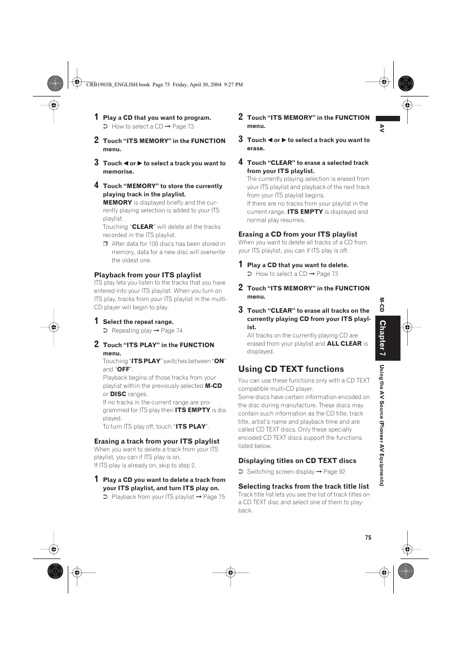 Pioneer AVIC-X1 User Manual | Page 77 / 124