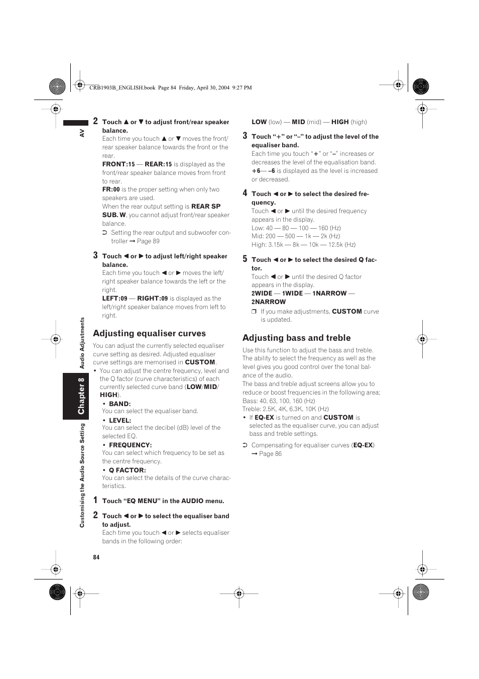 Pioneer AVIC-X1 User Manual | Page 86 / 124