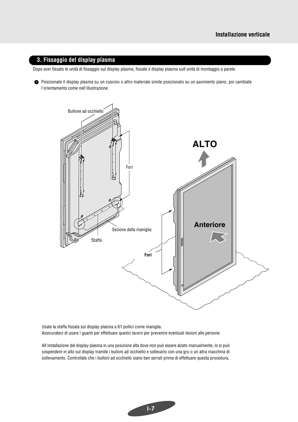 Alto, Anteriore | Pioneer PDK-WM03 User Manual | Page 48 / 62