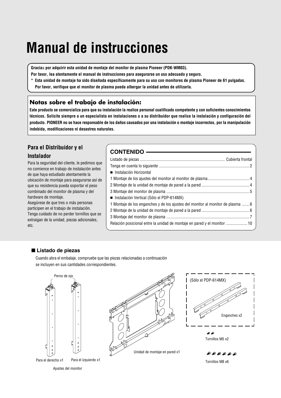 Pioneer PDK-WM03 User Manual | Page 52 / 62