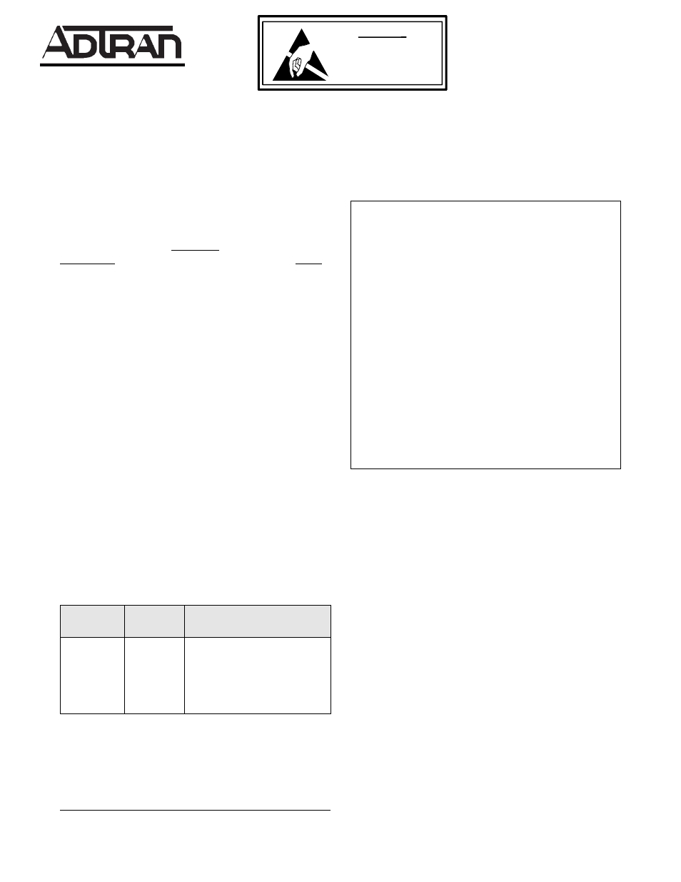 ADTRAN D4-U-RPM User Manual | 3 pages