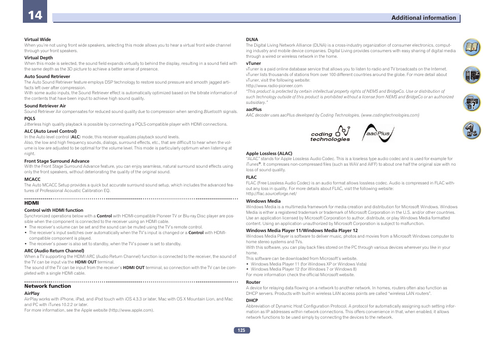 Pioneer SC-LX57-S User Manual | Page 125 / 134