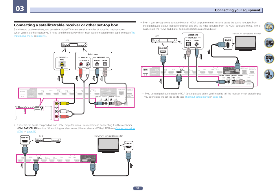 Connecting your equipment | Pioneer SC-LX57-S User Manual | Page 33 / 134