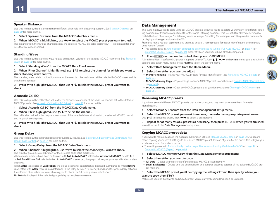 Data management | Pioneer SC-LX57-S User Manual | Page 94 / 134