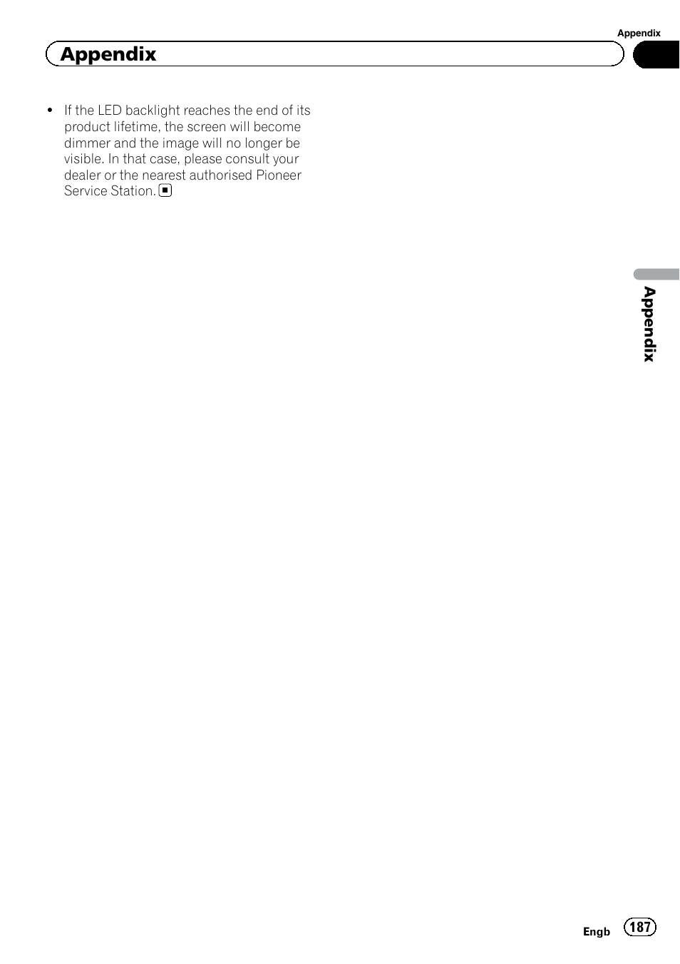 Appendix | Pioneer AVIC-F9220BT User Manual | Page 187 / 200