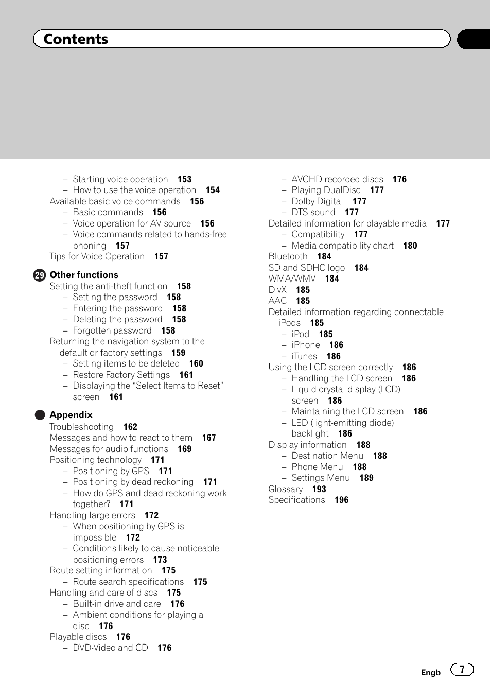 Pioneer AVIC-F9220BT User Manual | Page 7 / 200